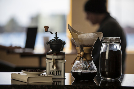Chemex at coffee shop