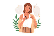 Women doing skin care routine set, a Person Illustration by Good Studio (Thumbnail 3 of 8)