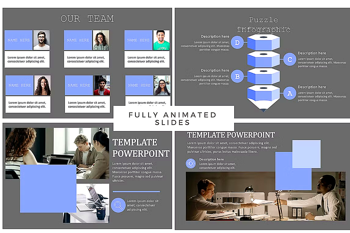 Business PowerPoint Template, a Presentation Template by PaperMoon (Photo 2 of 4)