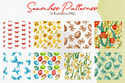 Watercolor Happy Easter Clipart, a Seasonal Illustration by Andre_Eva (Thumbnail 11 of 12)