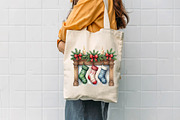 Cute Watercolor Christmas Clipart, a Seasonal Illustration by CreationArt (Thumbnail 7 of 7)