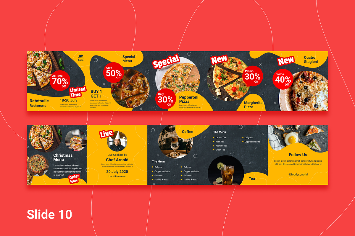 Food Seamless Instagram, a Social Media Template by Pixelz Studio (Photo 3 of 4)