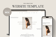 Minimalist Website for Services, a Wix Template by Ton Rêve Design Studio (Thumbnail 1 of 7)