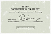 Untold History - Typewriter Font, a Serif Font by Arterfak Project (Thumbnail 12 of 13)