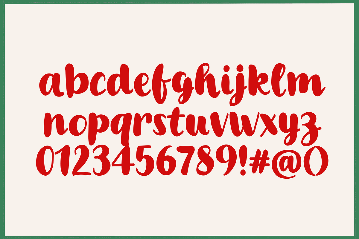 Christmas season, a Handwritten Font by It me digital art (Photo 5 of 10)