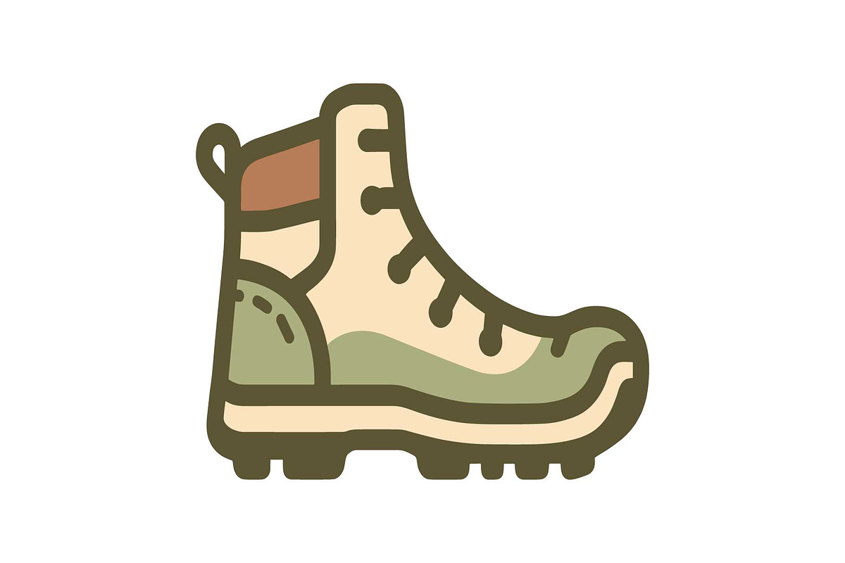 Adventure Hiking Bag Icons, an Object Graphic by yasushie (Photo 3 of 16)