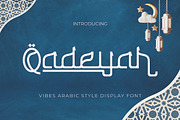 Qadeyah - Arabic Style, a Serif Font by VUNIRA