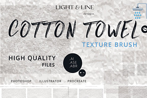 Cotton Towel Texture Brush