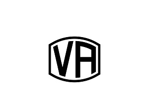 VA Logo Design Vector Template