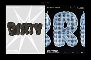 Wobbly Bubbly Letters with 3D Style, an Object Graphic by Dirtybarn (Thumbnail 2 of 8)