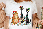 Funny Christmas Cats Sublimation Png, an Illustration by Creative Art (Thumbnail 6 of 6)