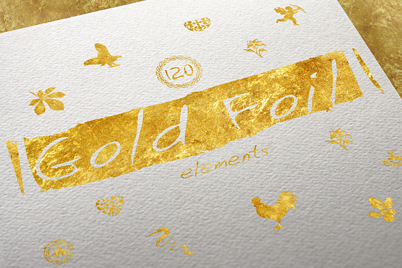 120 Gold Foil Elements + Free Bonus preview 6