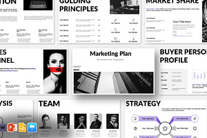 Marketing Plan Presentation, a Marketing Template by Blackcloud_Creations