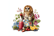 Prompt Autumn Owl Sublimation, a Seasonal Illustration by Creative design (Thumbnail 7 of 7)