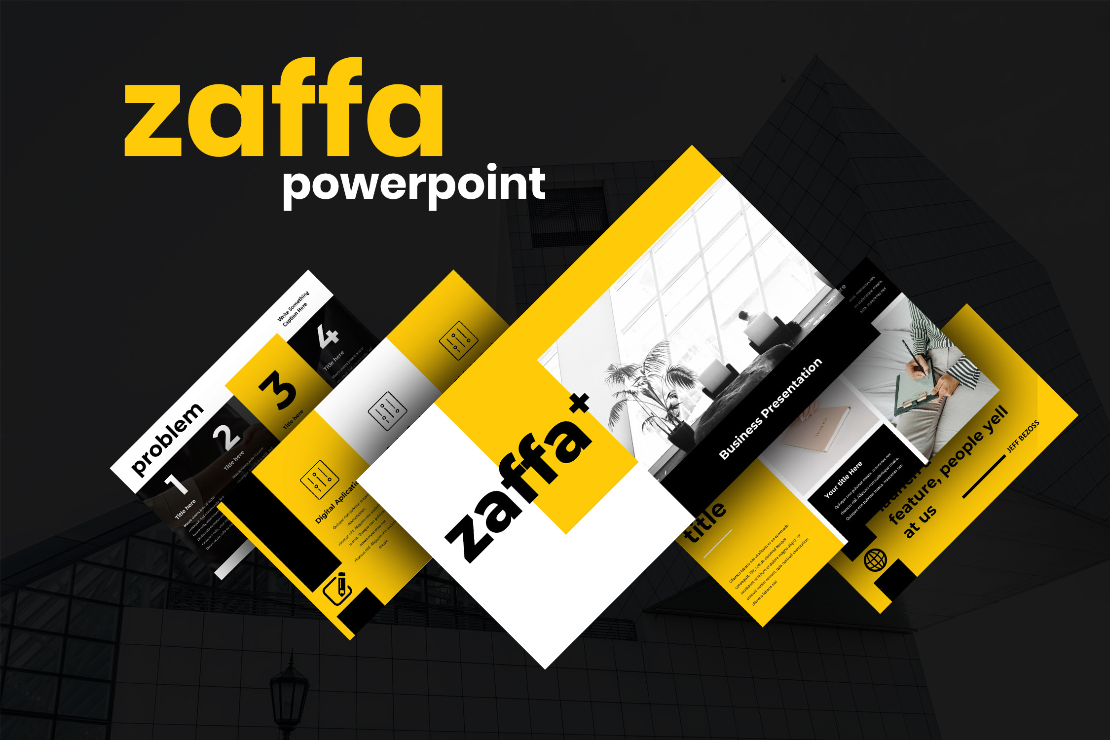 Zaffa Powerpoint, a Presentation Template by TMint Creative