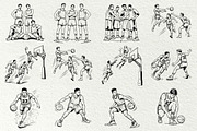 Basketball SVG Graphics, a Sport Illustration by DENIDigitalArtSudio (Thumbnail 2 of 7)