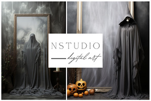 11 Gothic Halloween Backdrops