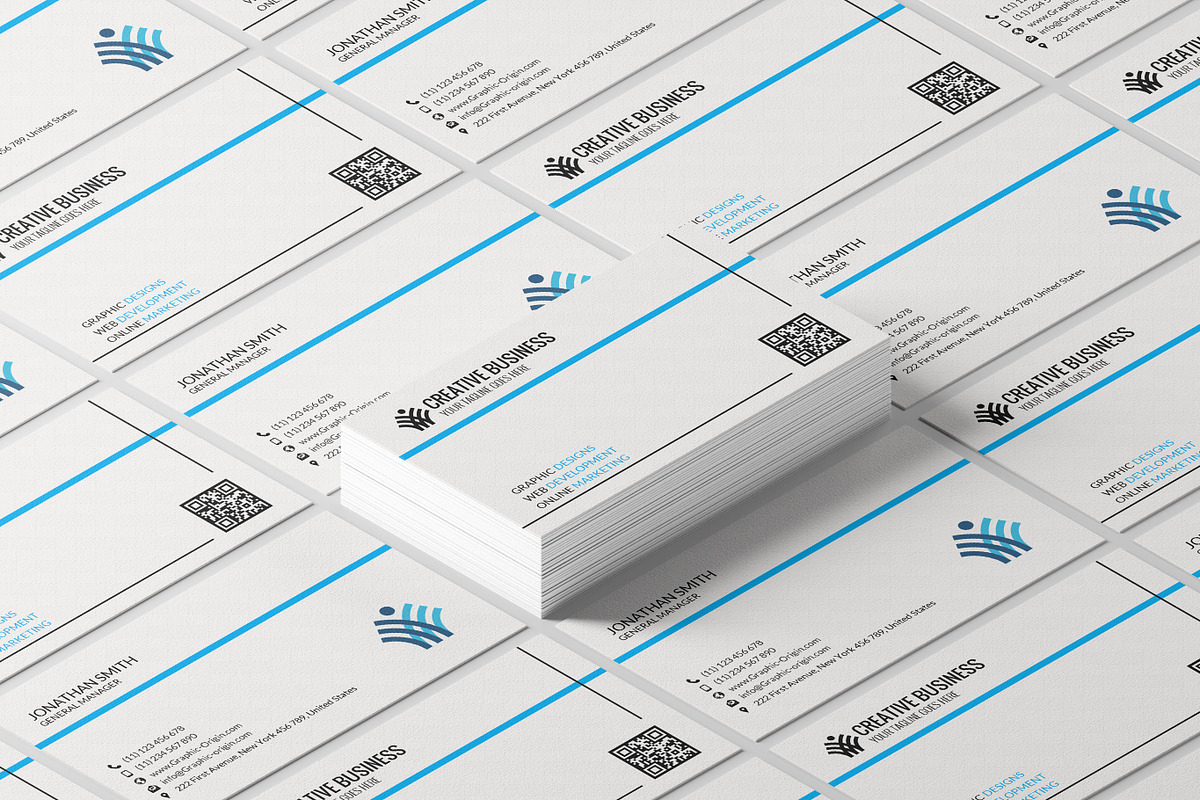 Clean Business card, a Business Card Template by Graphic Origin (Photo 2 of 2)