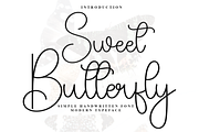 Sweet Butterfly, a Handwritten Font by InermediaSTUDIO (Thumbnail 1 of 7)