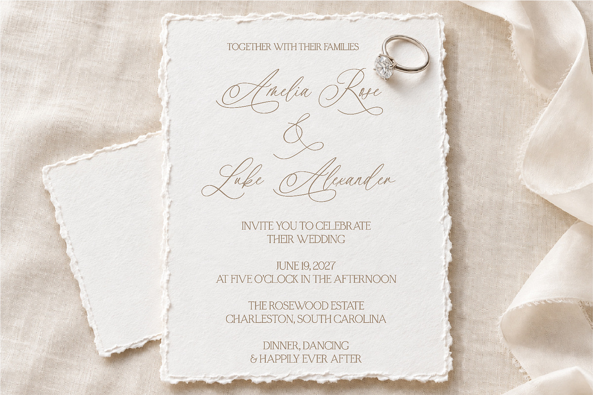 Aveline Script, a Script Font by Prestige Artsy Studio (Photo 7 of 11)