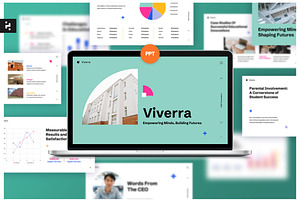 Teal Education PowerPoint, a Presentation Template by Neermana