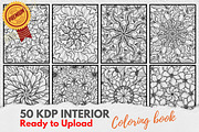 KDP Interiors, Flower Coloring Book, an Illustration by Jaboor Magics (Thumbnail 4 of 5)