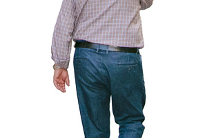 Isolated image of senior man, a Photo by DanFLCreativo