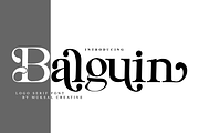 Balguin, a Serif Font by Muksal Creative (Thumbnail 1 of 9)