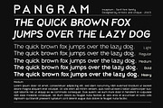 inceptum - Sans serif font family, a Sans Serif Font by Artistic & Unique (Thumbnail 12 of 12)