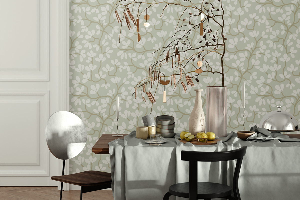 Classic Wallpaper No 11, a Wallpaper Graphic by Bloomart Studio (Photo 5 of 7)