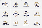 15 Education Logo Templates Pack, a Templates & Theme by MaryArt (Thumbnail 3 of 5)