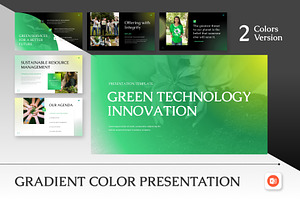Gradient Color Presentation PPT, a Presentation Template by Antstheme