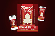 Marocco Throne Day Flyer Set, a Flyer Template by The Good Store (Thumbnail 1 of 2)