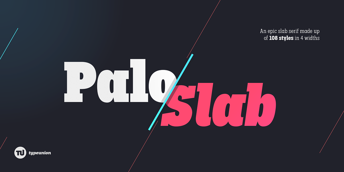 Palo Slab, a Slab Serif Font by TypeUnion (Photo 1 of 13)