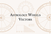 Astrology Wheel Vector, an Illustration by jessicamdesign (Thumbnail 1 of 8)