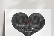 Watercolor Heart shapes, Hand Drawn, an Object Graphic by Meher Sadiah (Thumbnail 3 of 3)