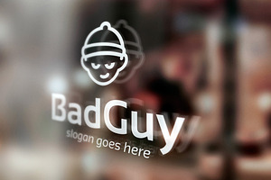 Bad Guy Logo Template