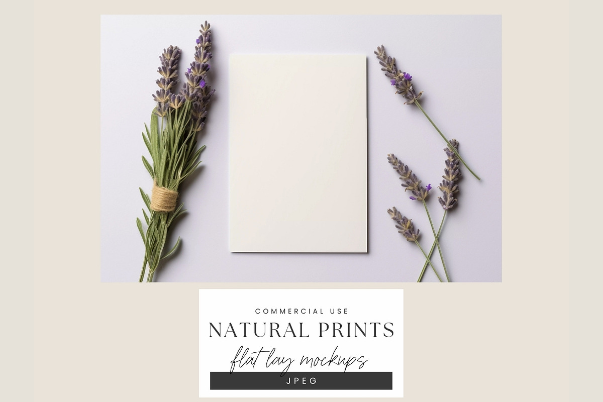 Natural Flat Lay Mockups Bundle, a Decorative Illustration by illuztrate (Photo 11 of 15)