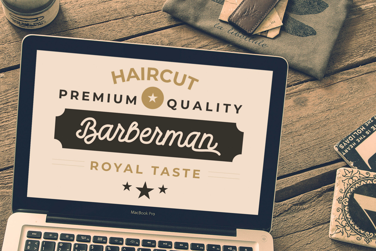 Dattge Hurty - Monoline Retro Font preview 4