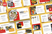 Mutlich - Food Powerpoint Templates, a Presentation Template by Fit-tee (Thumbnail 1 of 6)