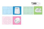 Packaging Design Templates, a Stationery Template by Mauricio Duque (Thumbnail 5 of 6)