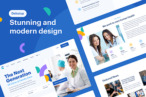 Clinically - Clinic Website UI Kit