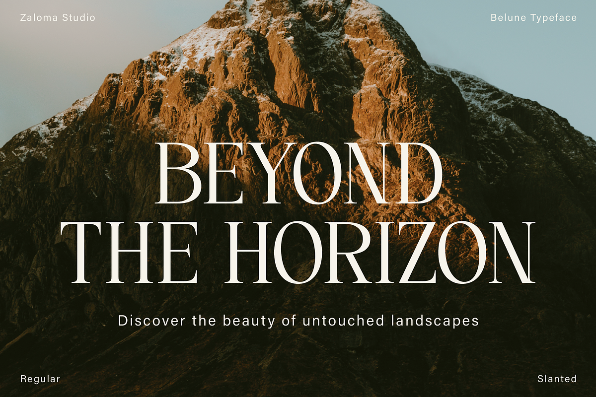 Belune, a Serif Font by Zaloma Studio (Photo 3 of 16)