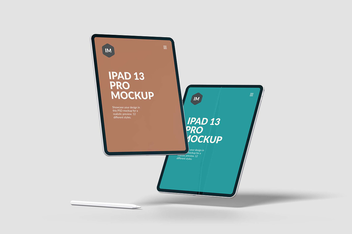 Ipad 13 Pro Mockup, an iPad Mockup by graphiccrew (Photo 10 of 13)
