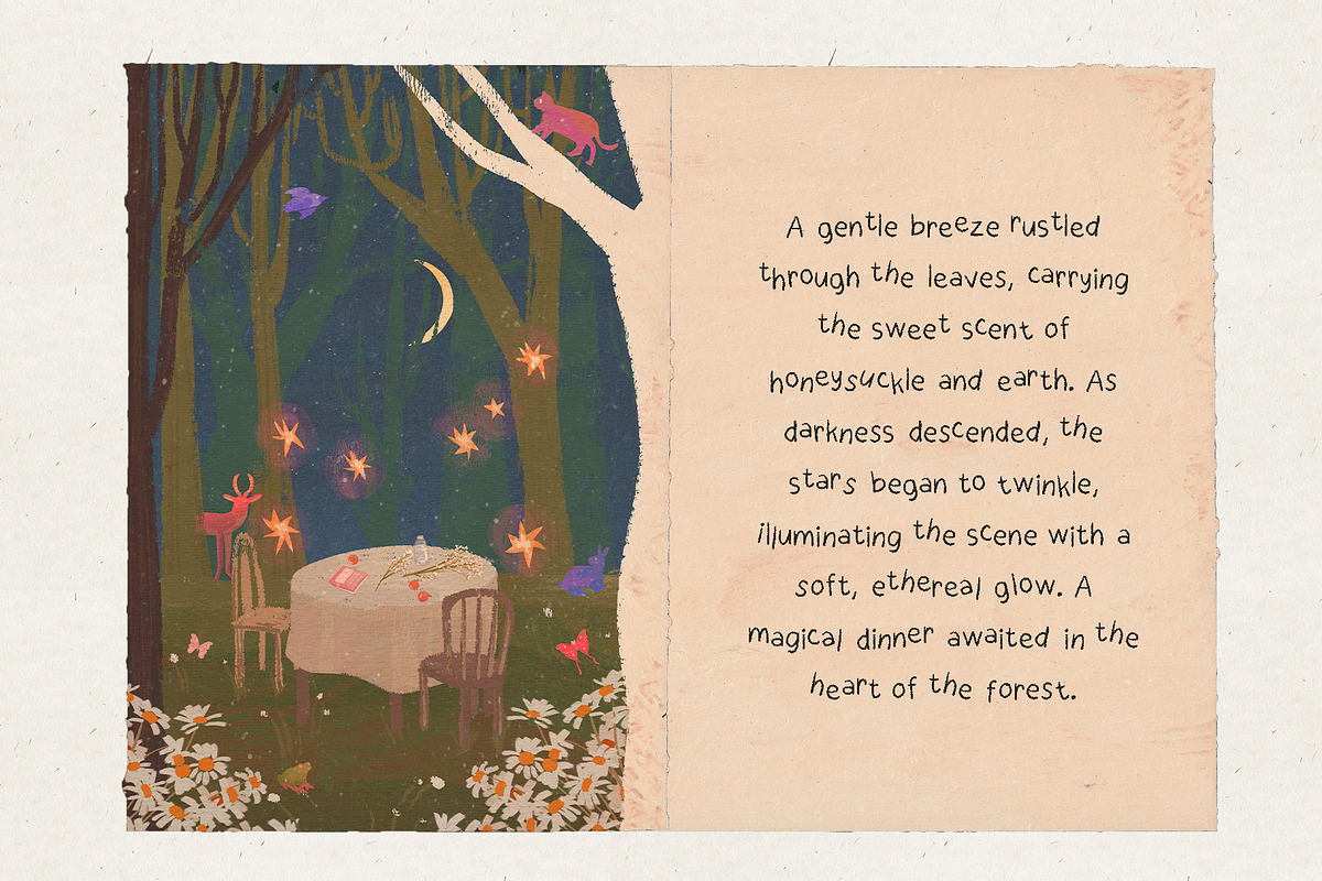 Wonderland Odyssey Crayon Messy Font, a Handwritten Font by Perplexitics (Photo 5 of 6)