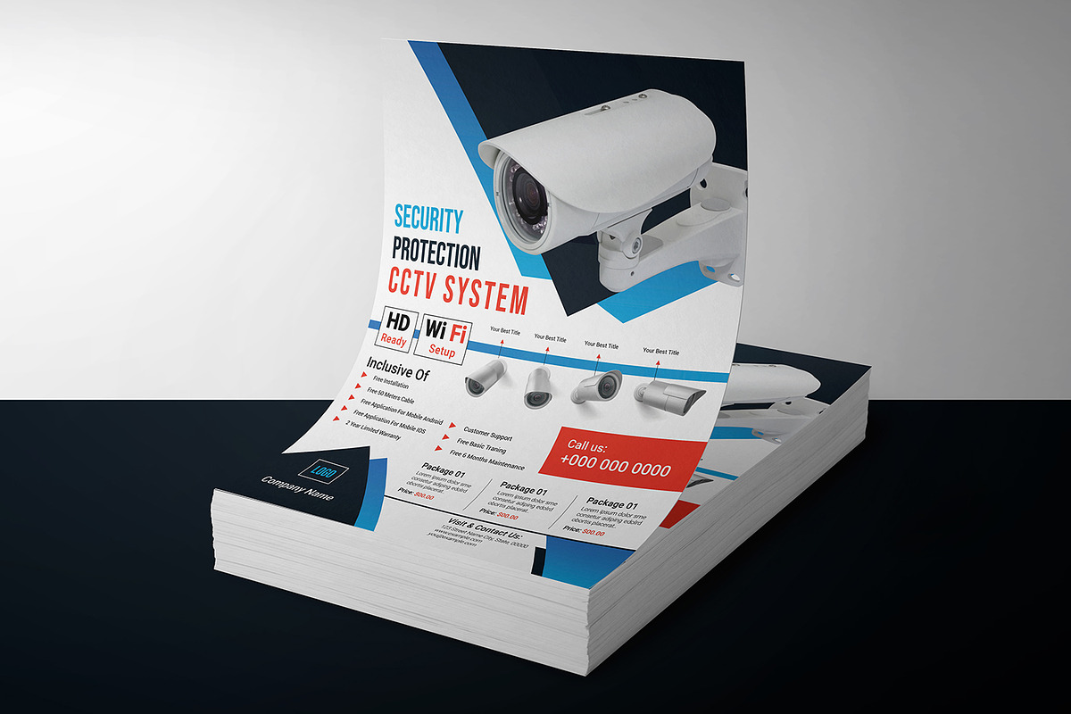 CCTV Package Promotional Flyer, a Flyer Template by Template Shop (Photo 2 of 3)