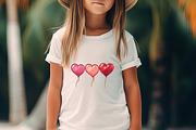 Hearts Clipart Sublimation Design, a Decorative Illustration by VetalStock (Thumbnail 5 of 5)