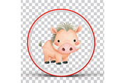 Cute Safari Animals Clipart, an Illustration by Design Market (Thumbnail 4 of 4)
