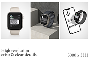 Apple Watch Mockup Bundle, a Wearable Device Mockup by Mockupdaddy (Thumbnail 7 of 8)