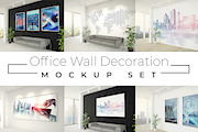 Office Wall Decoration Mockup Set, a Print Template by McLittle Stock (Thumbnail 1 of 10)